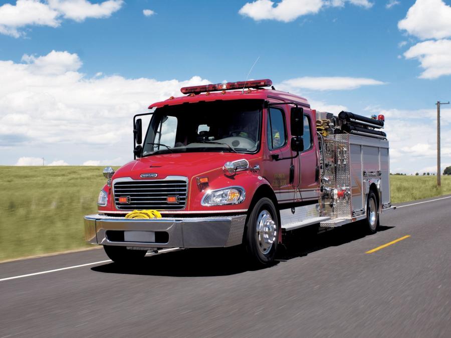  Freightliner Business Class M2 106 Crew Cab Firetruck 2002 года  (фото 2 из 2)